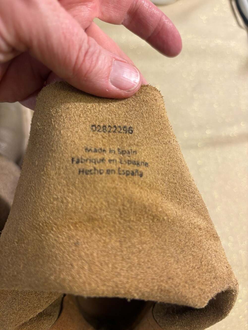Free People Sutton Tight Slouch Boots Taupe Leather - Picture 6 of 11
